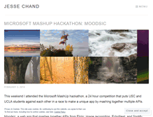 Tablet Screenshot of jessechand.com